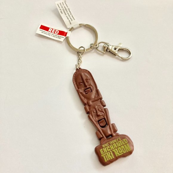 Disney World Enchanted Tiki Room Keychain Purse Charm Zipper Pull Disneyana - Picture 3 of 10